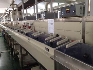 Coil to coil continuous electroplating production line