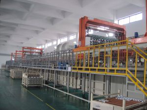 Hardware electroplating production line